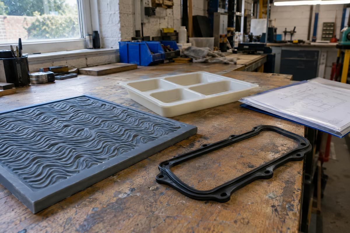 Formliner, food-safe mould and gasket gathered for one coordinated job