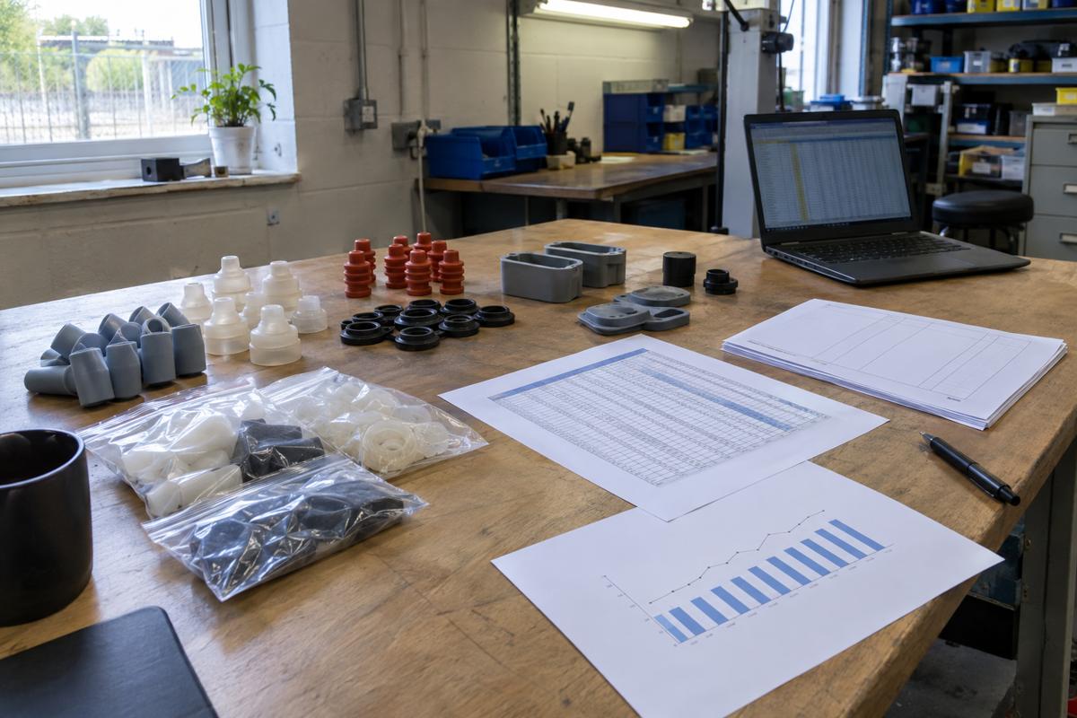 Grouped moulded parts with anonymous planning sheets for supply setup
