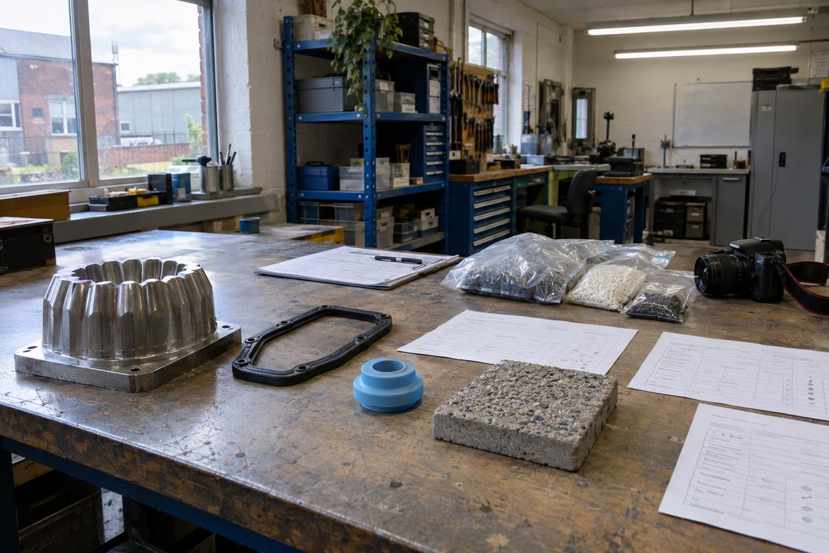 Shared quality station with mixed parts and inspection paperwork