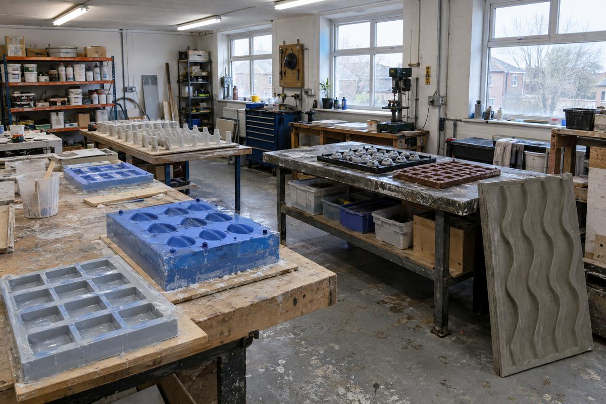 Different moulding jobs coordinated together inside one British workshop
