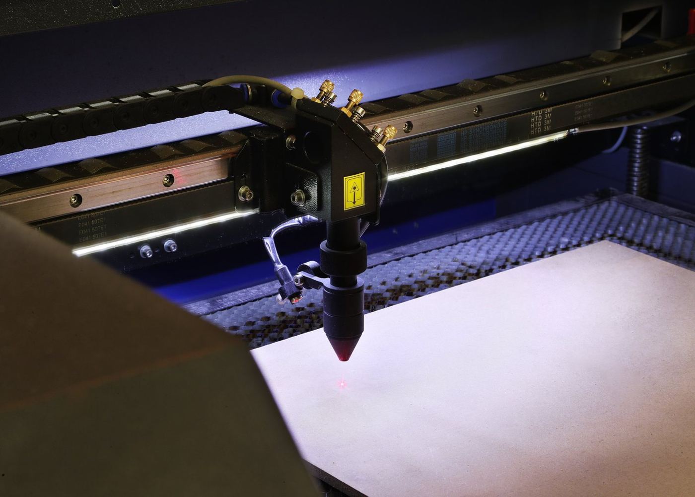 Laser engraving and marking.