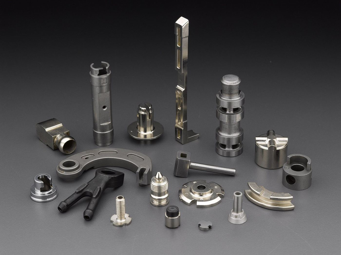 Metal injection-moulded components.